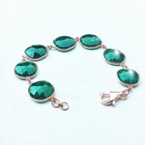 Bracciale Agata Verde Argento Dorato 326