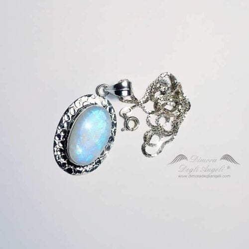 Ciondolo Charm con Pietra di Luna in Argento 1718