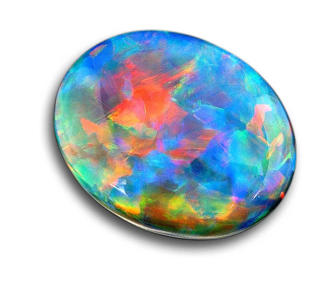 Opale pietra per gioielli.